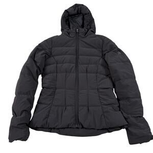 The North Face Womens M Thermal Insulation Black Goose Down 700 Pro Jacket Hood